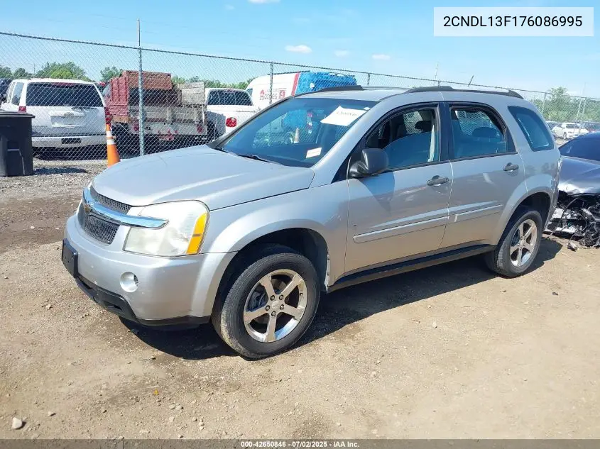 2007 Chevrolet Equinox Ls VIN: 2CNDL13F176086995 Lot: 42650846