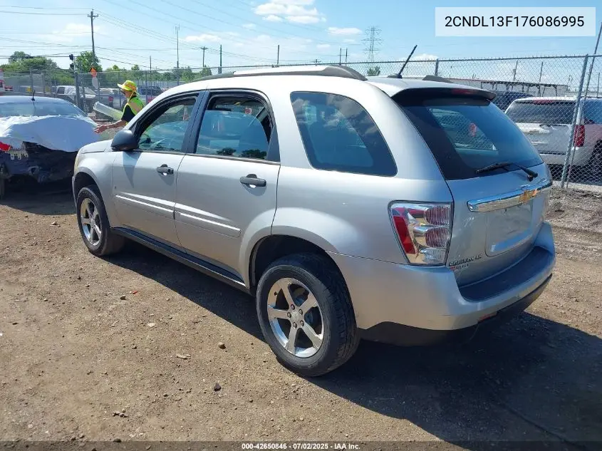 2007 Chevrolet Equinox Ls VIN: 2CNDL13F176086995 Lot: 42650846