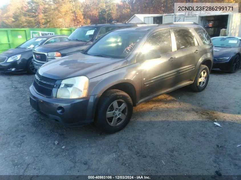 2008 Chevrolet Equinox Ls VIN: 2CNDL23F286299171 Lot: 40983106