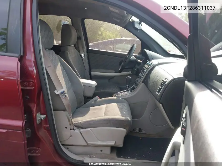 2008 Chevrolet Equinox Ls VIN: 2CNDL13F286311037 Lot: 42246265
