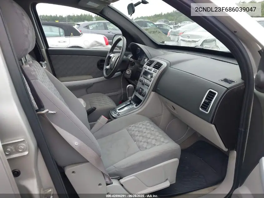2008 Chevrolet Equinox Ls VIN: 2CNDL23F686039047 Lot: 42598291