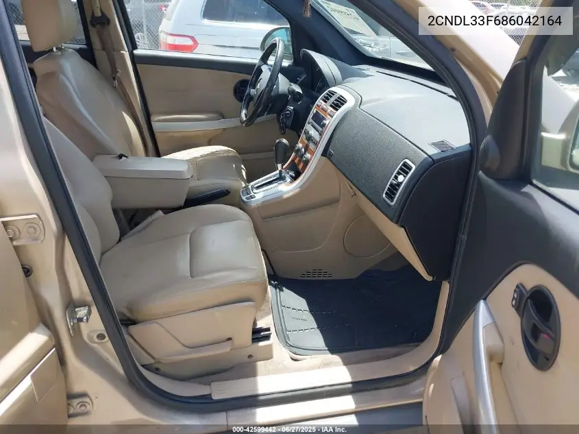 2008 Chevrolet Equinox Lt VIN: 2CNDL33F686042164 Lot: 42599442