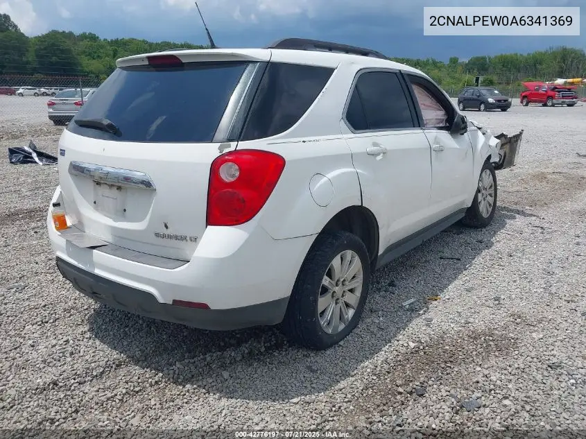 2010 Chevrolet Equinox Lt VIN: 2CNALPEW0A6341369 Lot: 42776197