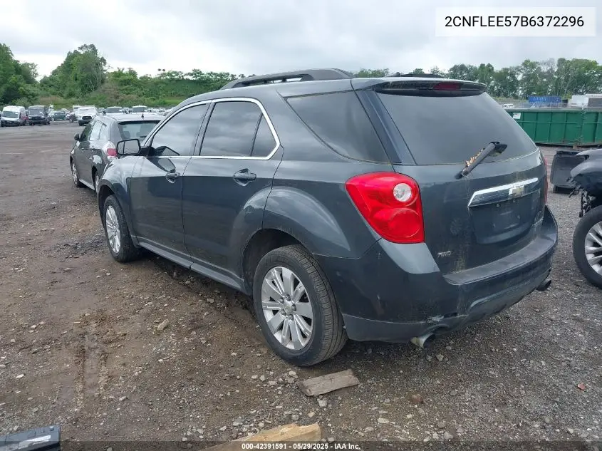 2011 Chevrolet Equinox 1Lt VIN: 2CNFLEE57B6372296 Lot: 42391591