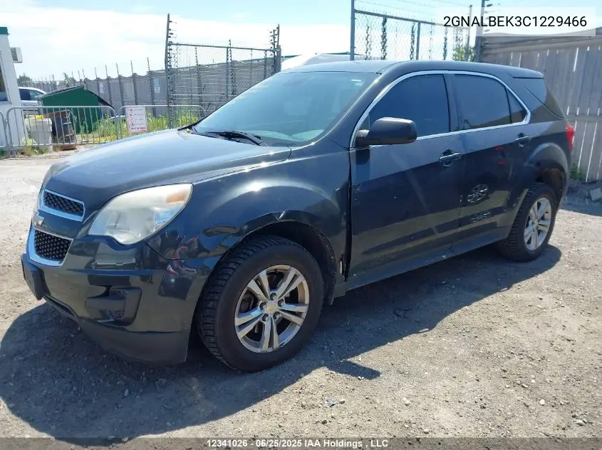 2012 Chevrolet Equinox Ls VIN: 2GNALBEK3C1229466 Lot: 12341026