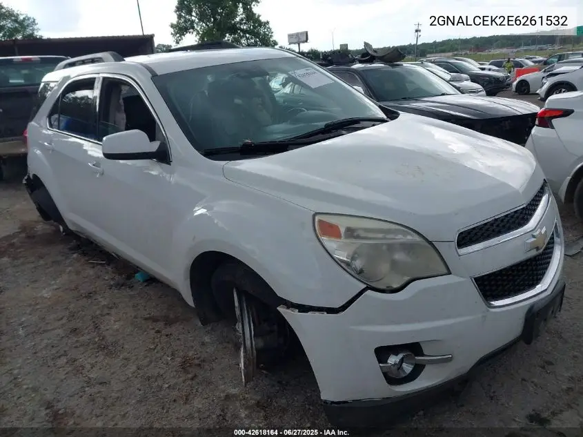 2014 Chevrolet Equinox 2Lt VIN: 2GNALCEK2E6261532 Lot: 42618164