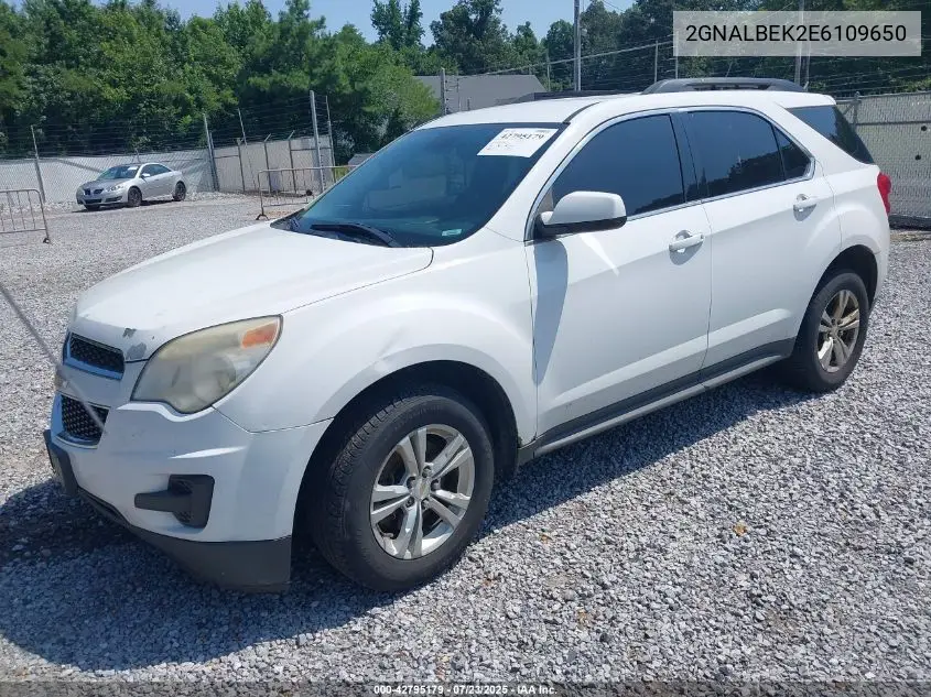 2014 Chevrolet Equinox 1Lt VIN: 2GNALBEK2E6109650 Lot: 42795179