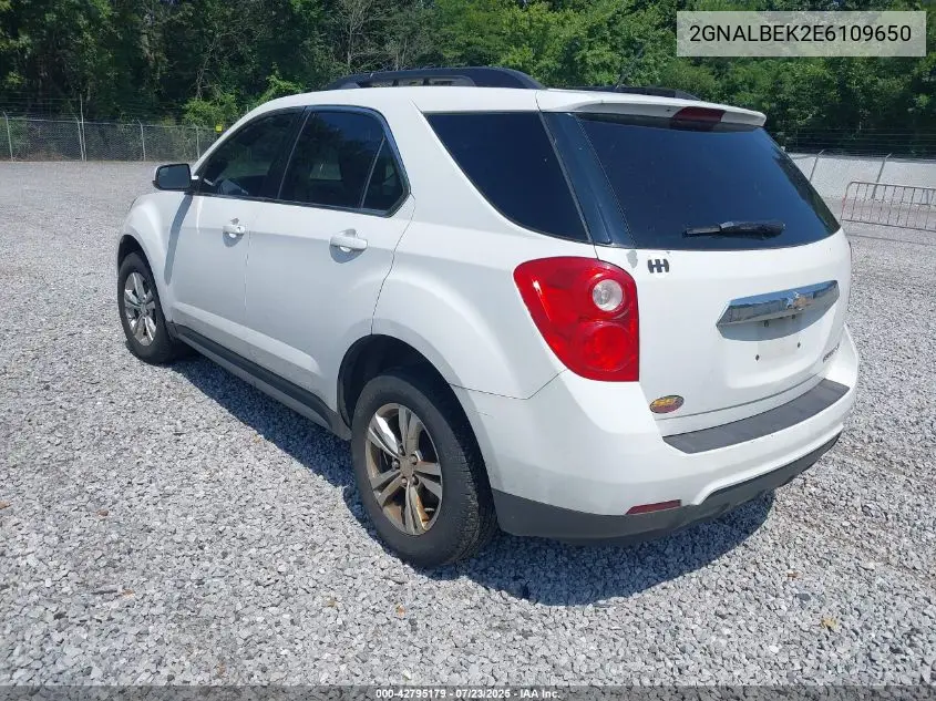 2014 Chevrolet Equinox 1Lt VIN: 2GNALBEK2E6109650 Lot: 42795179