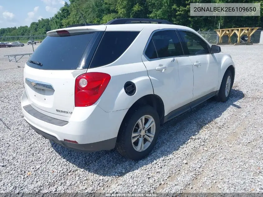 2014 Chevrolet Equinox 1Lt VIN: 2GNALBEK2E6109650 Lot: 42795179