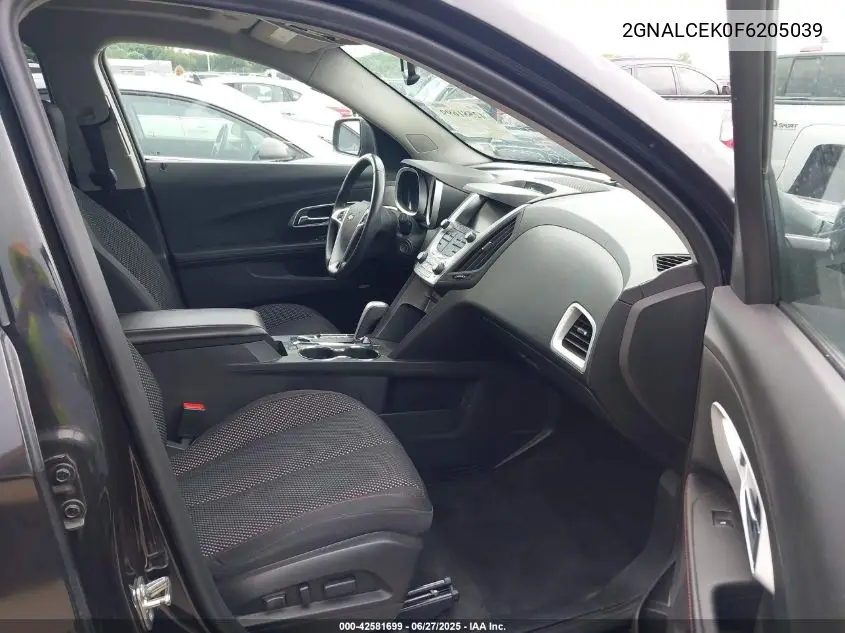2015 Chevrolet Equinox 2Lt VIN: 2GNALCEK0F6205039 Lot: 42581699
