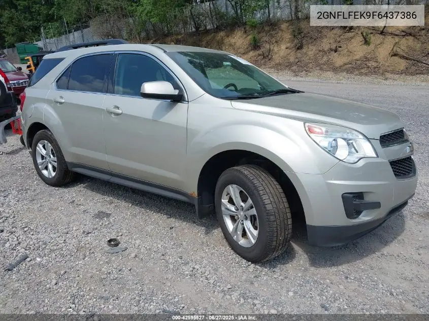 2015 Chevrolet Equinox 1Lt VIN: 2GNFLFEK9F6437386 Lot: 42595527
