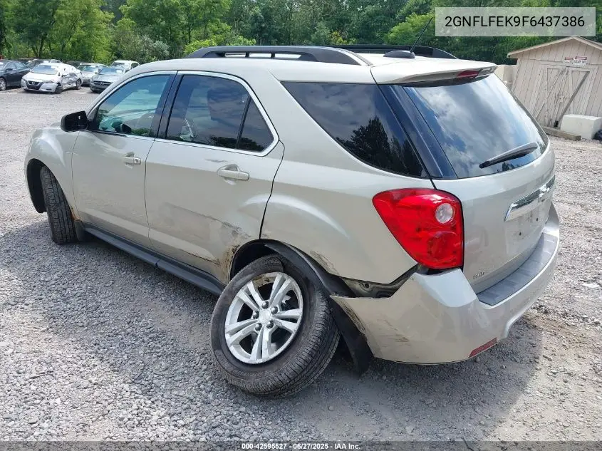 2015 Chevrolet Equinox 1Lt VIN: 2GNFLFEK9F6437386 Lot: 42595527