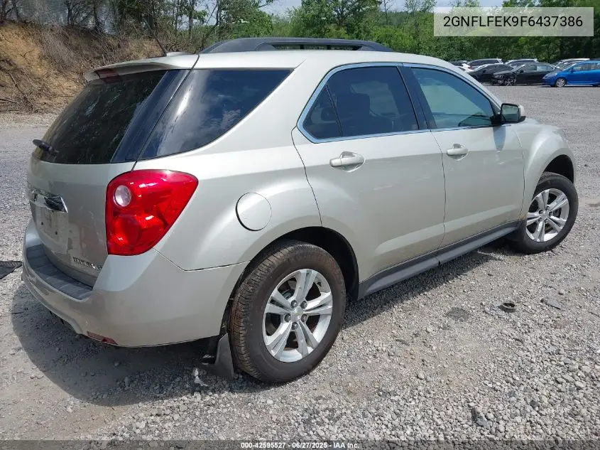 2015 Chevrolet Equinox 1Lt VIN: 2GNFLFEK9F6437386 Lot: 42595527