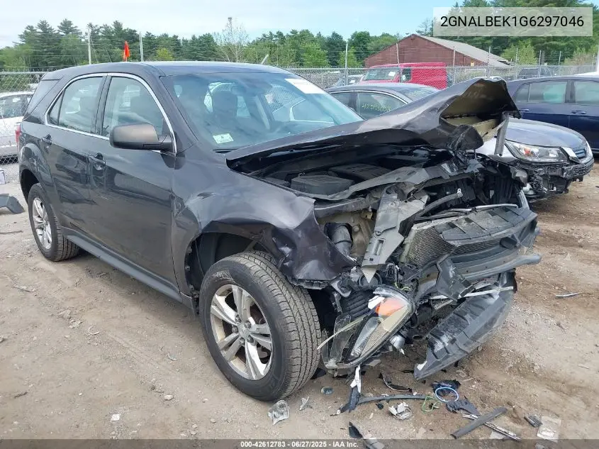 2016 Chevrolet Equinox Ls VIN: 2GNALBEK1G6297046 Lot: 42612783