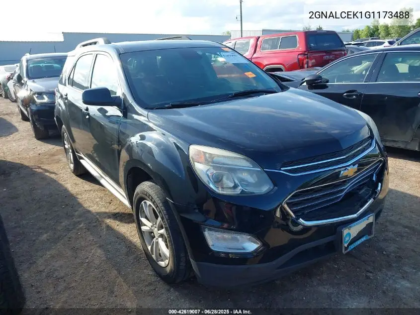 2016 Chevrolet Equinox Lt VIN: 2GNALCEK1G1173488 Lot: 42619007