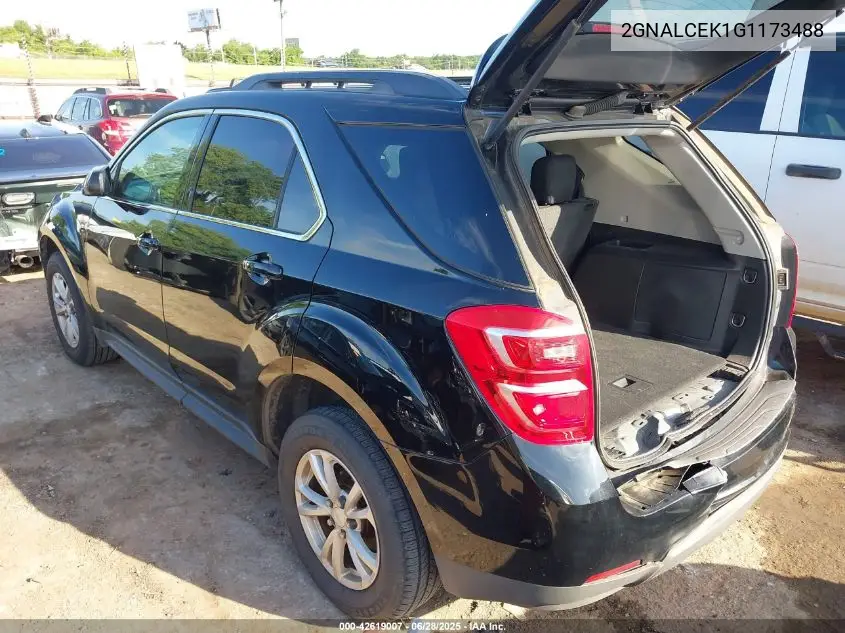2016 Chevrolet Equinox Lt VIN: 2GNALCEK1G1173488 Lot: 42619007