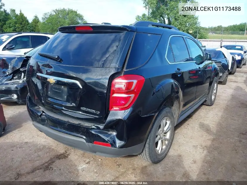 2016 Chevrolet Equinox Lt VIN: 2GNALCEK1G1173488 Lot: 42619007