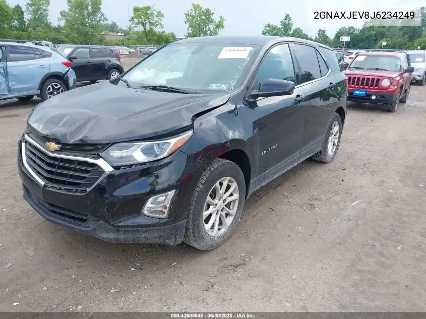 2018 Chevrolet Equinox Lt VIN: 2GNAXJEV8J6234249 Lot: 42605648