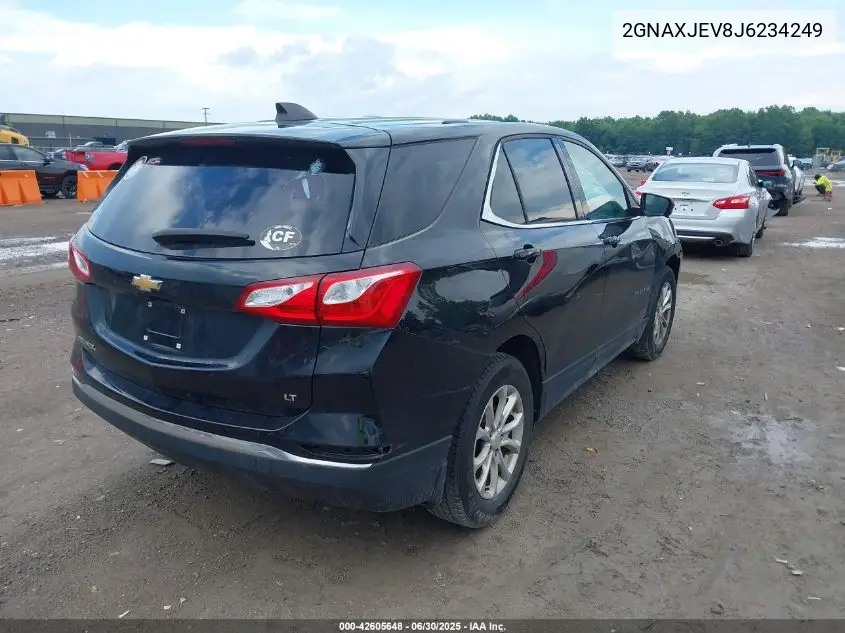 2018 Chevrolet Equinox Lt VIN: 2GNAXJEV8J6234249 Lot: 42605648