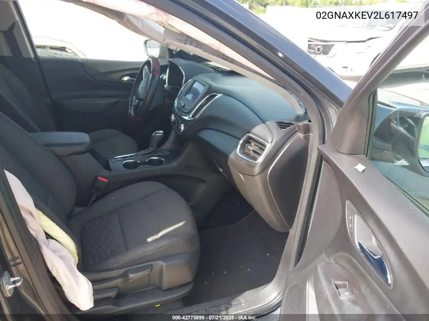 2020 Chevrolet Equinox Fwd Lt 1.5L Turbo VIN: 02GNAXKEV2L617497 Lot: 42775899