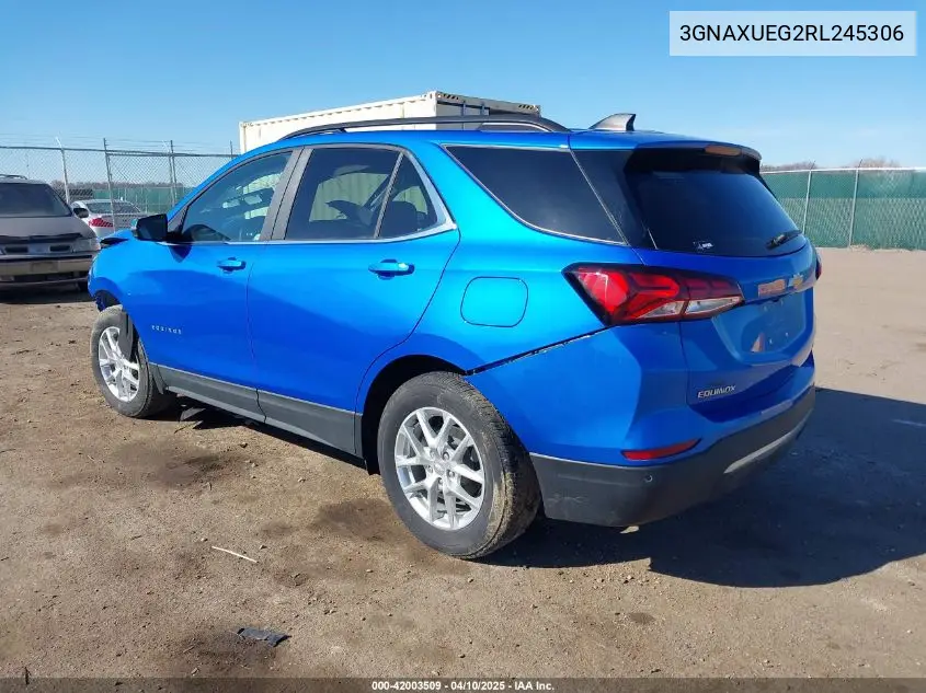 2024 Chevrolet Equinox Awd Lt VIN: 3GNAXUEG2RL245306 Lot: 42003509
