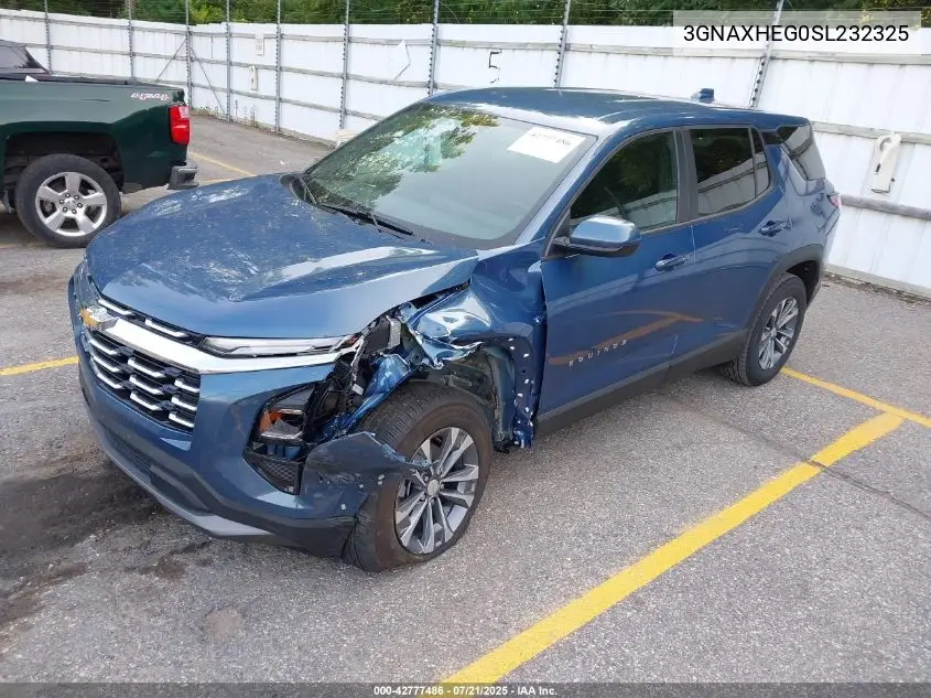 2025 Chevrolet Equinox Fwd Lt VIN: 3GNAXHEG0SL232325 Lot: 42777486