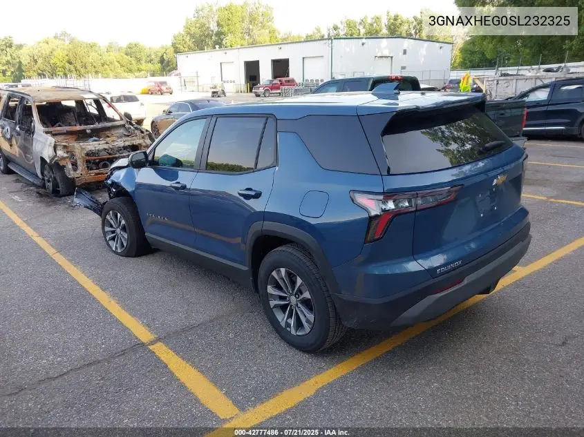 2025 Chevrolet Equinox Fwd Lt VIN: 3GNAXHEG0SL232325 Lot: 42777486