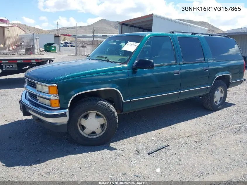 1997 Chevrolet Suburban 1500 VIN: 3GNFK16R1VG167865 Lot: 42147770