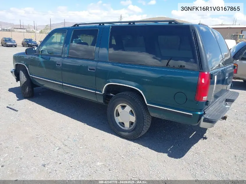 1997 Chevrolet Suburban 1500 VIN: 3GNFK16R1VG167865 Lot: 42147770