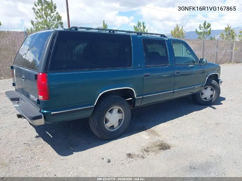 1997 Chevrolet Suburban 1500 VIN: 3GNFK16R1VG167865 Lot: 42147770