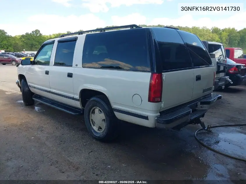 1997 Chevrolet Suburban 1500 VIN: 3GNFK16R2VG141730 Lot: 42208327