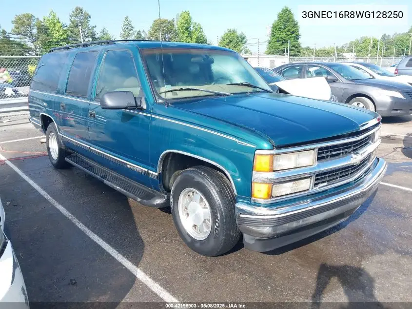 1998 Chevrolet Suburban 1500 VIN: 3GNEC16R8WG128250 Lot: 42198903