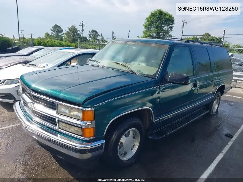 1998 Chevrolet Suburban 1500 VIN: 3GNEC16R8WG128250 Lot: 42198903