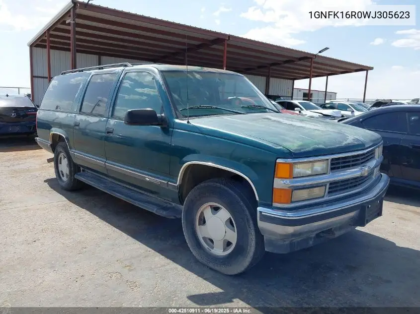 1998 Chevrolet Suburban 1500 VIN: 1GNFK16R0WJ305623 Lot: 42510911