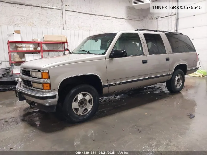 1999 Chevrolet Suburban 1500 Lt VIN: 1GNFK16RXXJ576545 Lot: 41391381