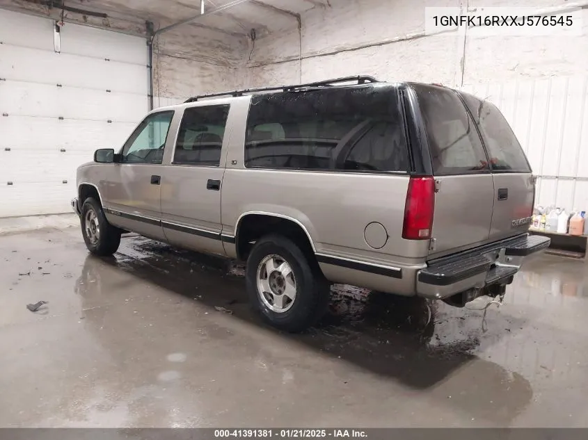 1999 Chevrolet Suburban 1500 Lt VIN: 1GNFK16RXXJ576545 Lot: 41391381