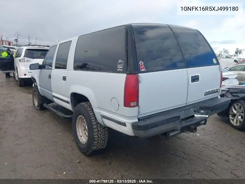 1999 Chevrolet Suburban 1500 Lt VIN: 1GNFK16R5XJ499180 Lot: 41798120