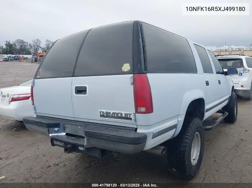 1999 Chevrolet Suburban 1500 Lt VIN: 1GNFK16R5XJ499180 Lot: 41798120