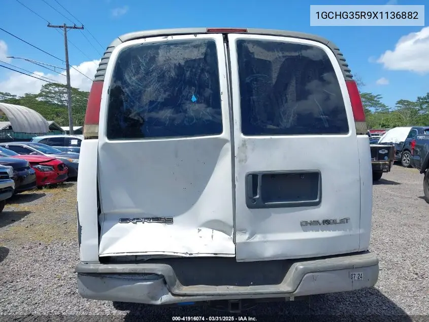 1999 Chevrolet Express VIN: 1GCHG35R9X1136882 Lot: 41916074