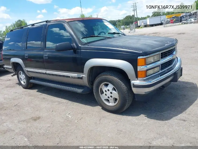 1999 Chevrolet Suburban 1500 Lt VIN: 1GNFK16R7XJ539971 Lot: 42189581