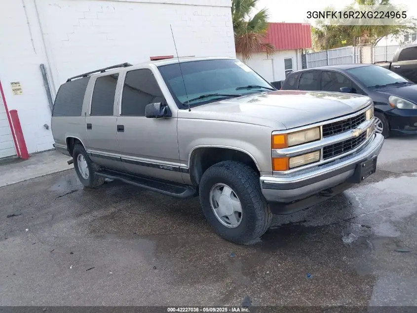 1999 Chevrolet Suburban 1500 Lt VIN: 3GNFK16R2XG224965 Lot: 42227036