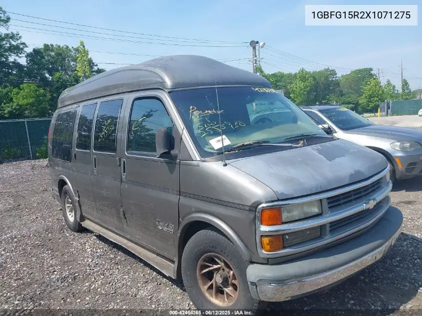 1999 Chevrolet Express VIN: 1GBFG15R2X1071275 Lot: 42464365
