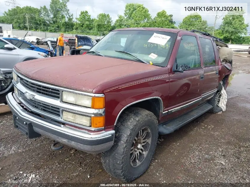 1999 Chevrolet Suburban 1500 Lt VIN: 1GNFK16R1XJ302411 Lot: 42547469