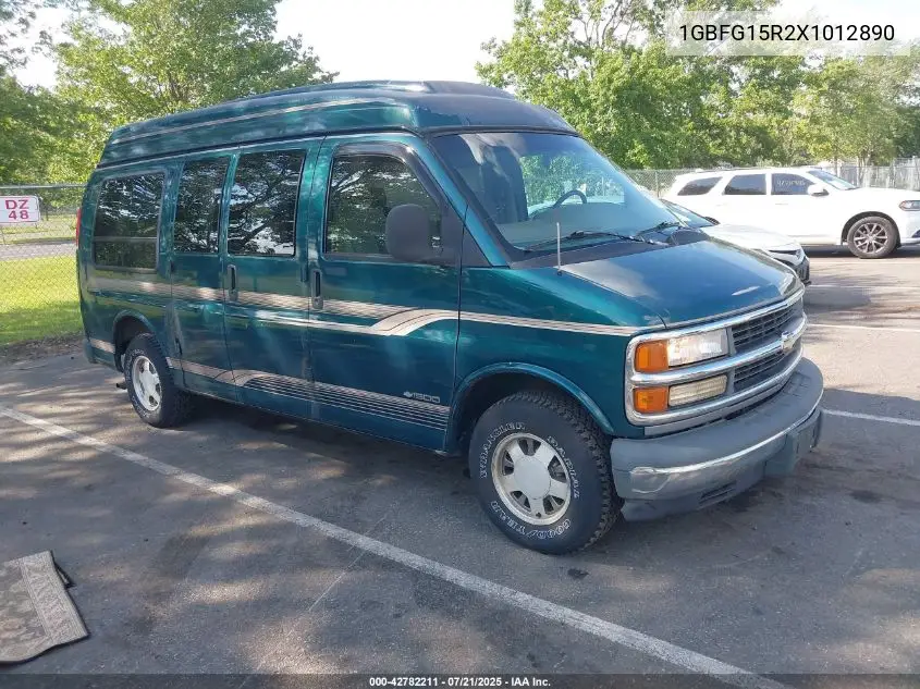 1999 Chevrolet Express VIN: 1GBFG15R2X1012890 Lot: 42782211