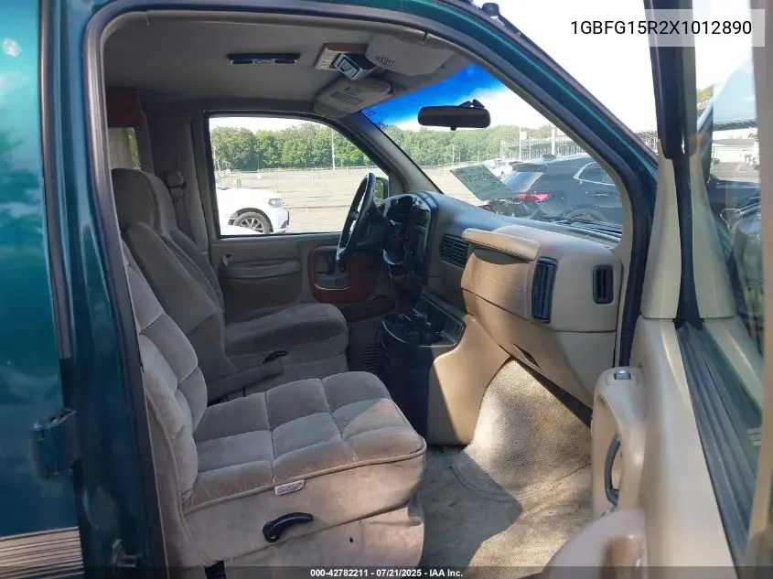 1999 Chevrolet Express VIN: 1GBFG15R2X1012890 Lot: 42782211
