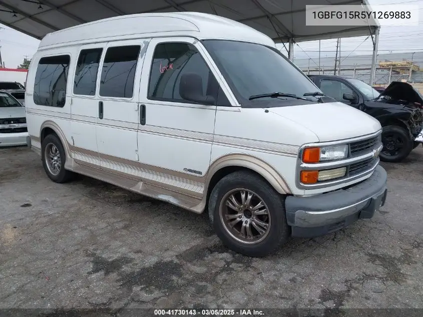 2000 Chevrolet Express Upfitter Pk. VIN: 1GBFG15R5Y1269883 Lot: 41730143