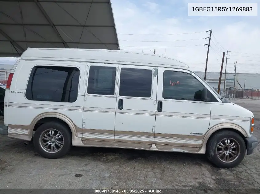 2000 Chevrolet Express Upfitter Pk. VIN: 1GBFG15R5Y1269883 Lot: 41730143