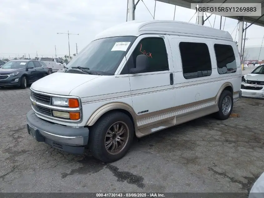 2000 Chevrolet Express Upfitter Pk. VIN: 1GBFG15R5Y1269883 Lot: 41730143