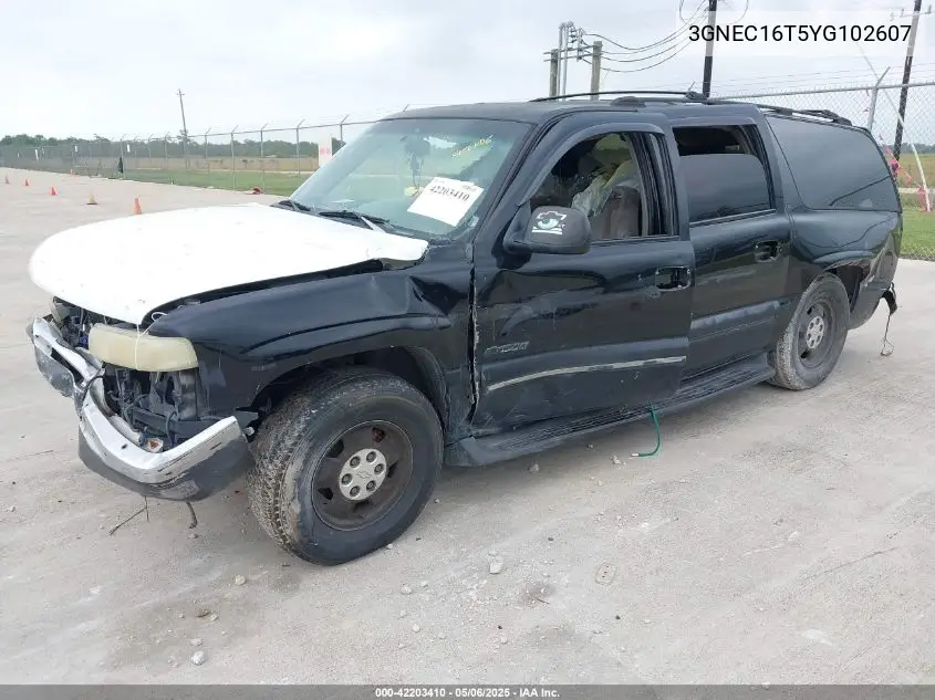 2000 Chevrolet Suburban 1500 Ls VIN: 3GNEC16T5YG102607 Lot: 42203410