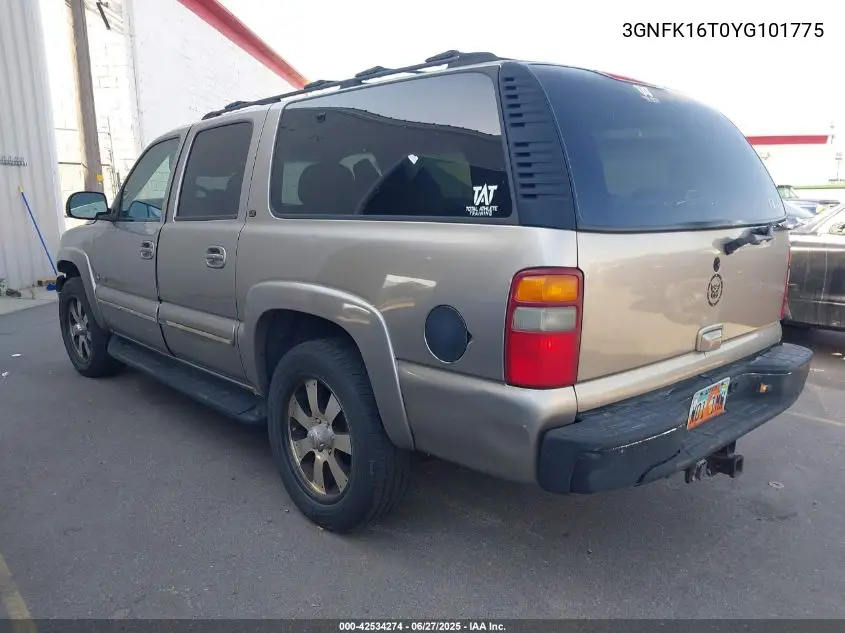 2000 Chevrolet Suburban 1500 Lt VIN: 3GNFK16T0YG101775 Lot: 42534274